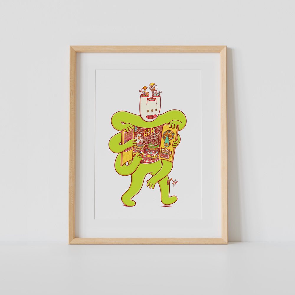 Amusement Park Giclée Print