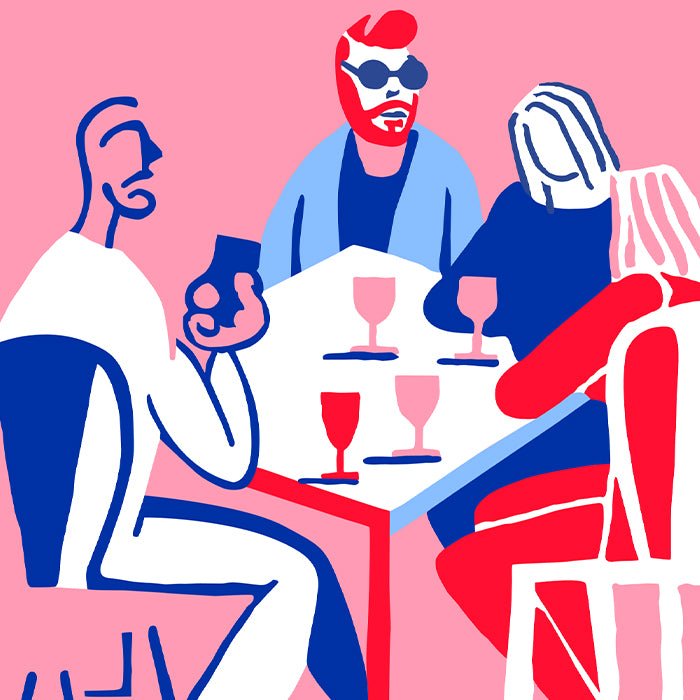 Aperitivo en Conde Duque Impresión Giclée
