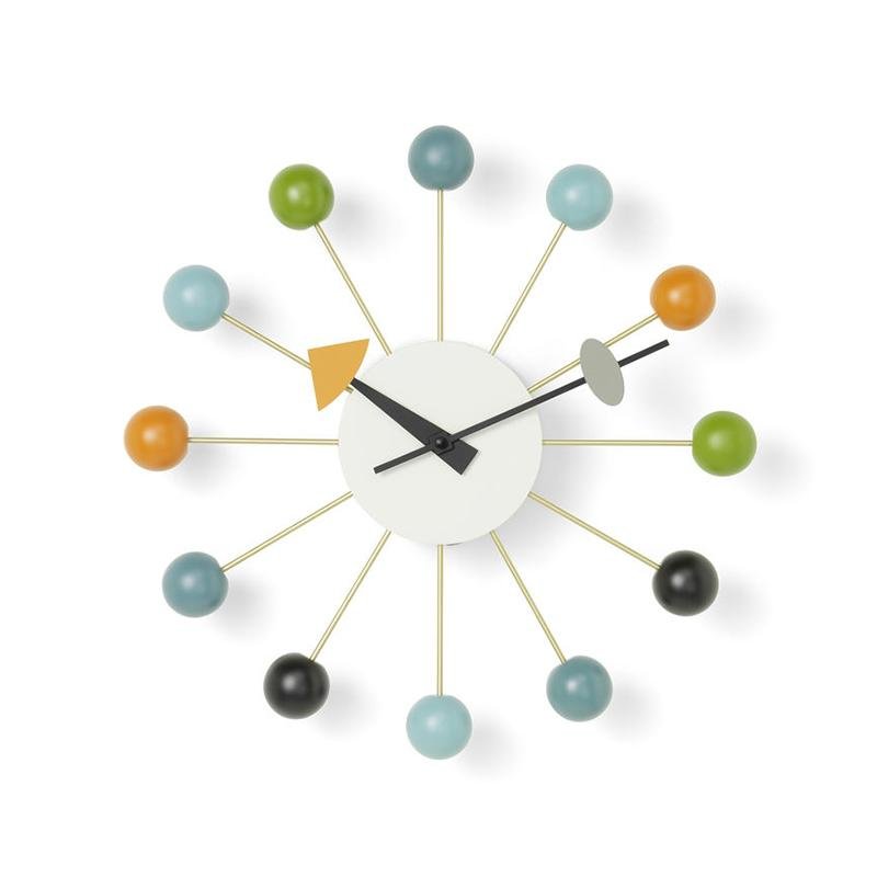 Ball Reloj de Pared Multicolor