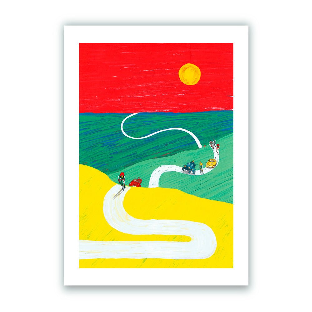 Bartali's Secret 3 Giclée Print A4