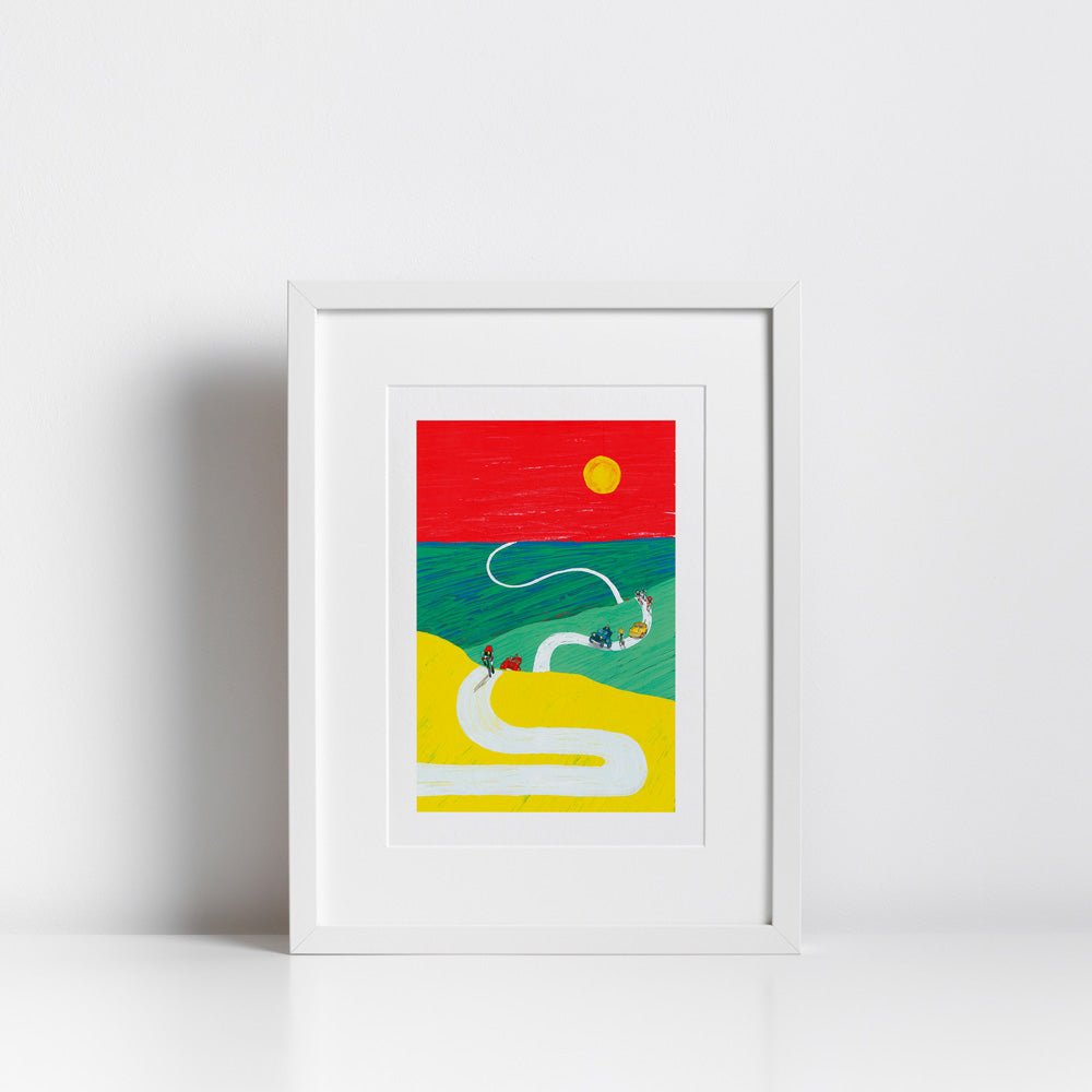 Bartali's Secret 3 Giclée Print A4
