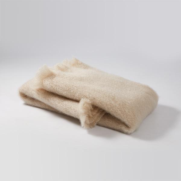 Mohair Foulard Beige 019 18x170
