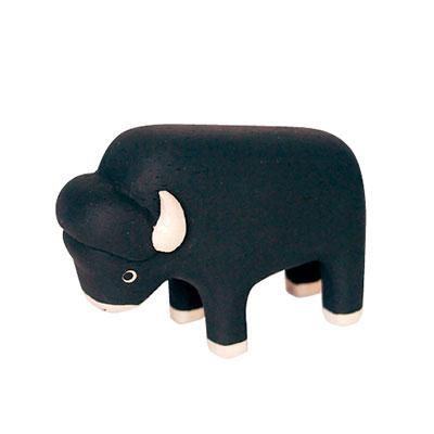 Pole Pole Wooden Animal Bison
