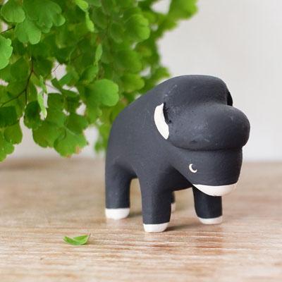 Pole Pole Wooden Animal Bison