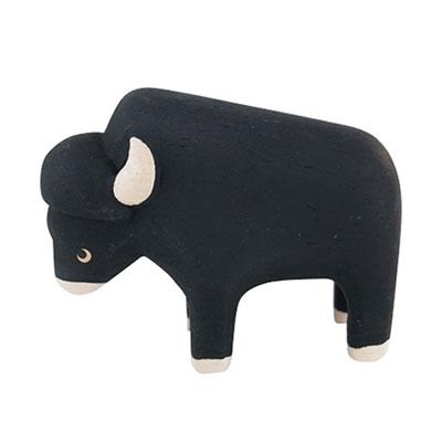 Pole Pole Wooden Animal Bison