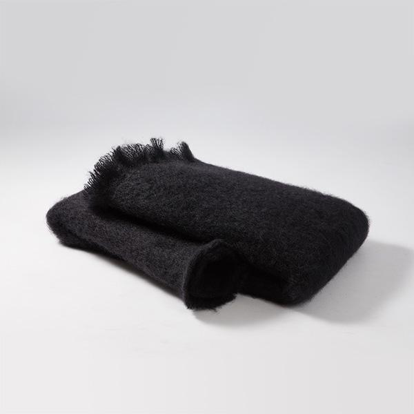 Fular Mohair Negro 027 18x170