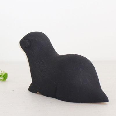 Animal de Madera Pole Pole Nutria Negra