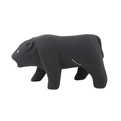 Animal de Madera Pole Pole Pantera Negra