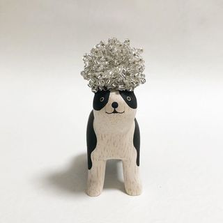 Pole Pole Wooden Animal Boston Terrier