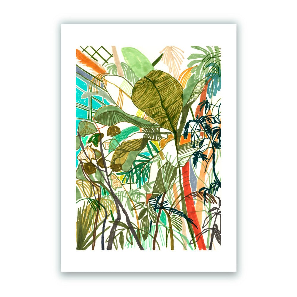 Jardín Botánico Impresión Giclée