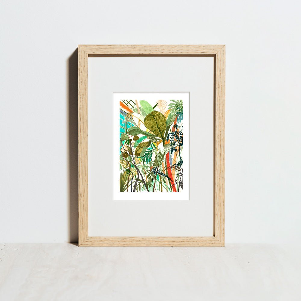 Jardín Botánico Impresión Giclée