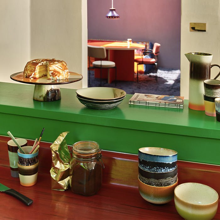 70s Ceramics: Noodle Bowls - Groovy (set de 4)