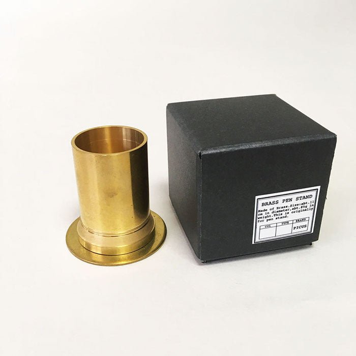 Brass Pen Stand 02 Solid