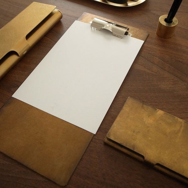 Brass Clip Board Solid