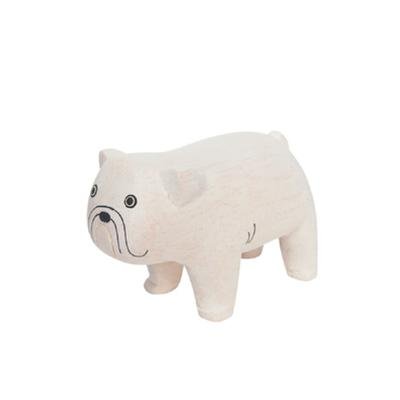 Animal de Madera Pole Pole Bulldog