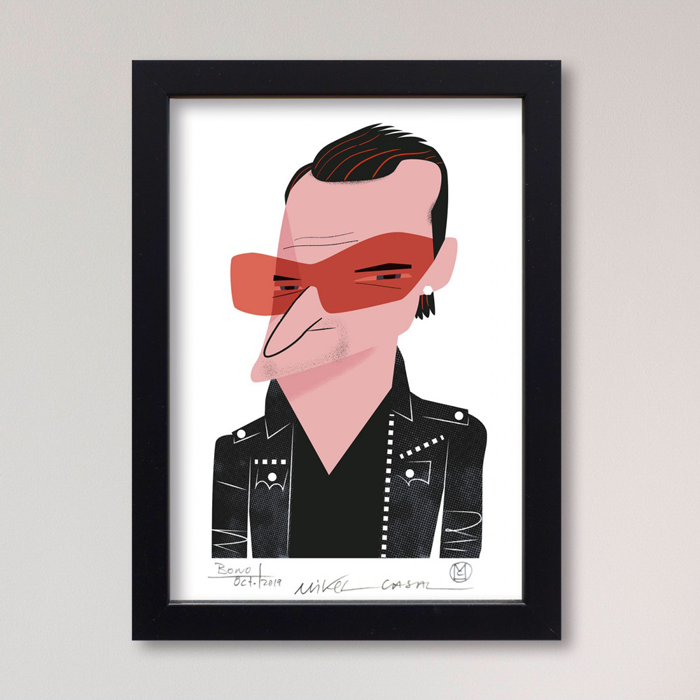 Bono Giclée Print A5