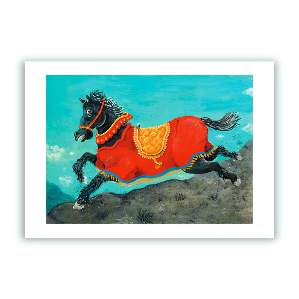 Caballo (La Leyenda de Don Fermín) Giclée Print A4
