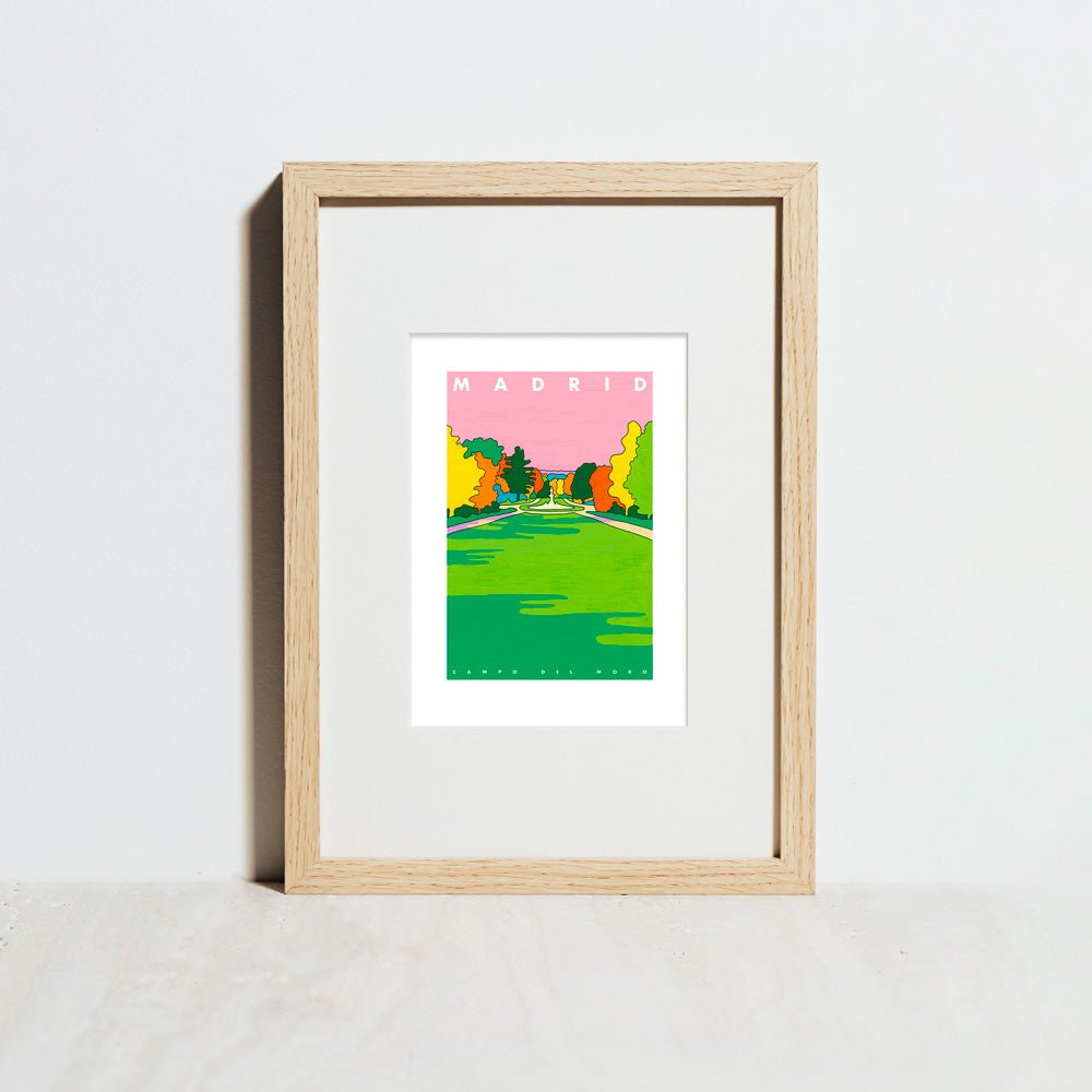Madrid - Campo del Moro Impresión Giclée
