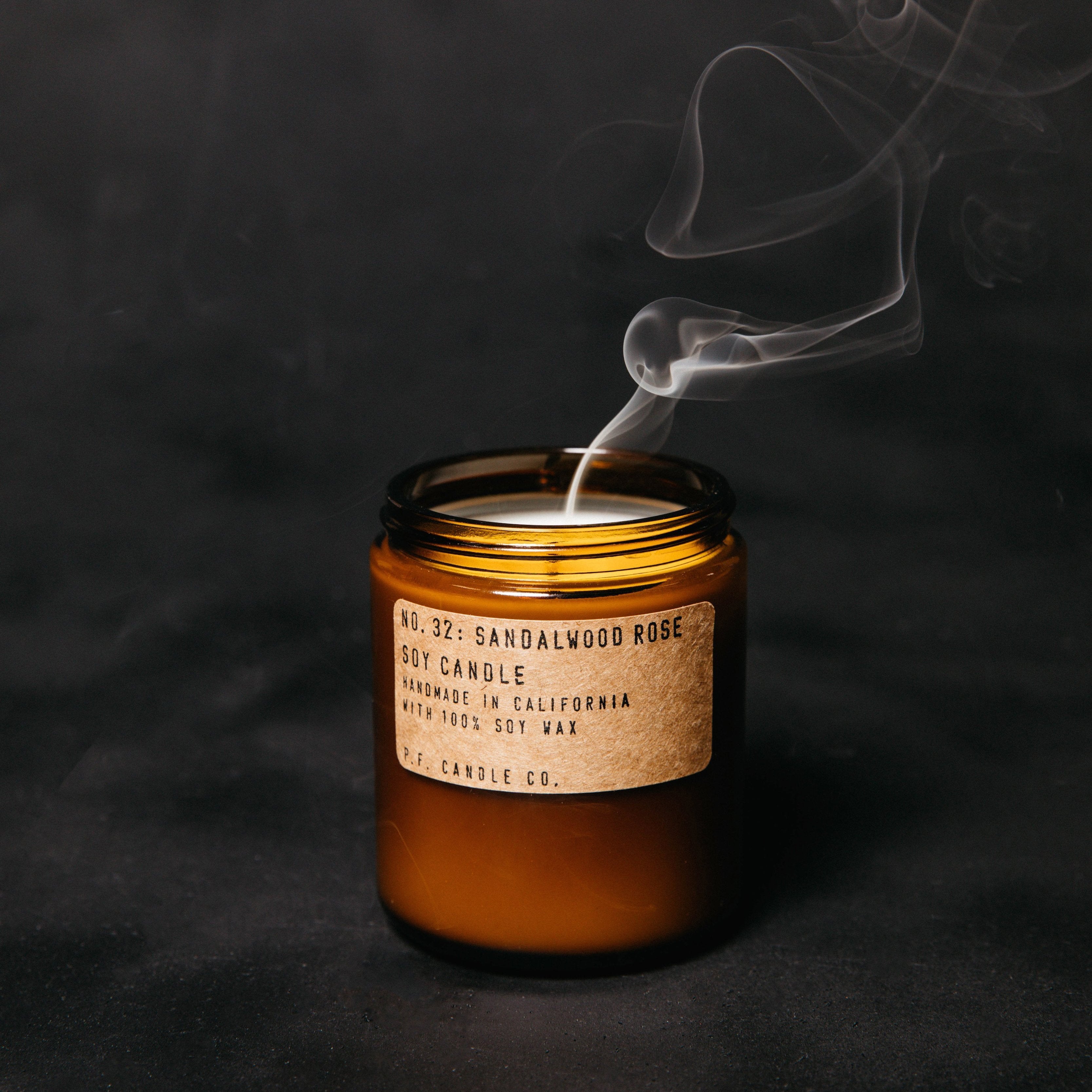 No. 32 Sandalwood Rose Soy Candle Large