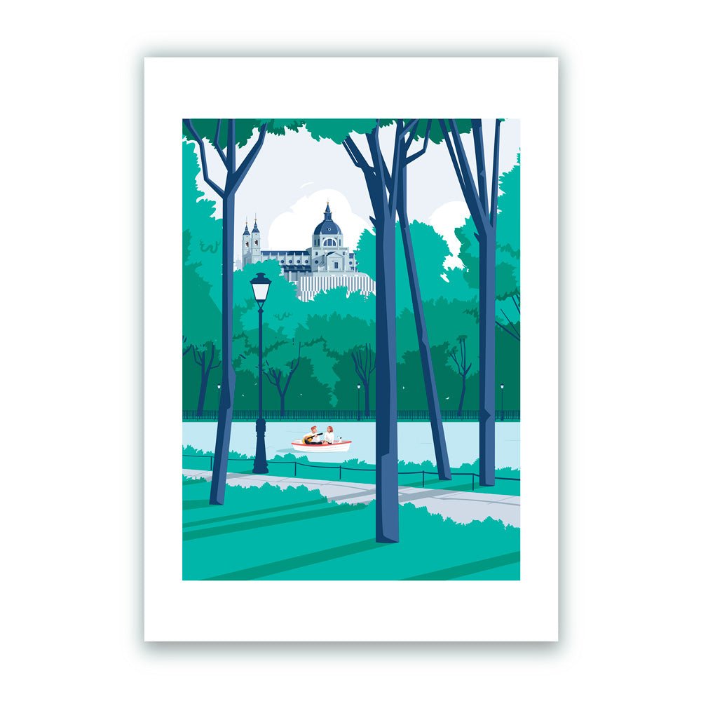 Lago Casa de Campo Impresión Giclée
