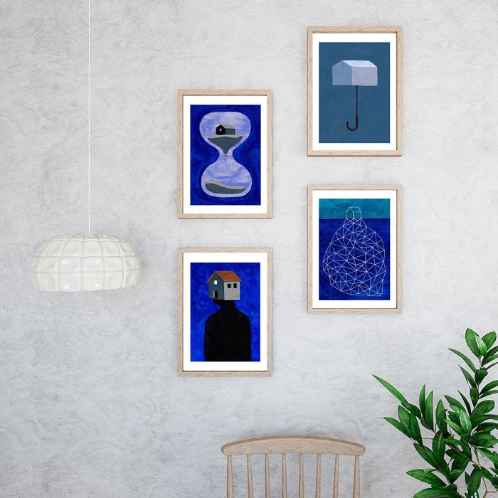 Maisons 2 A4 Giclée Print