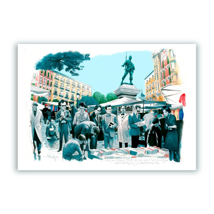 Plaza de Cascorro El Rastro Impresión Giclée