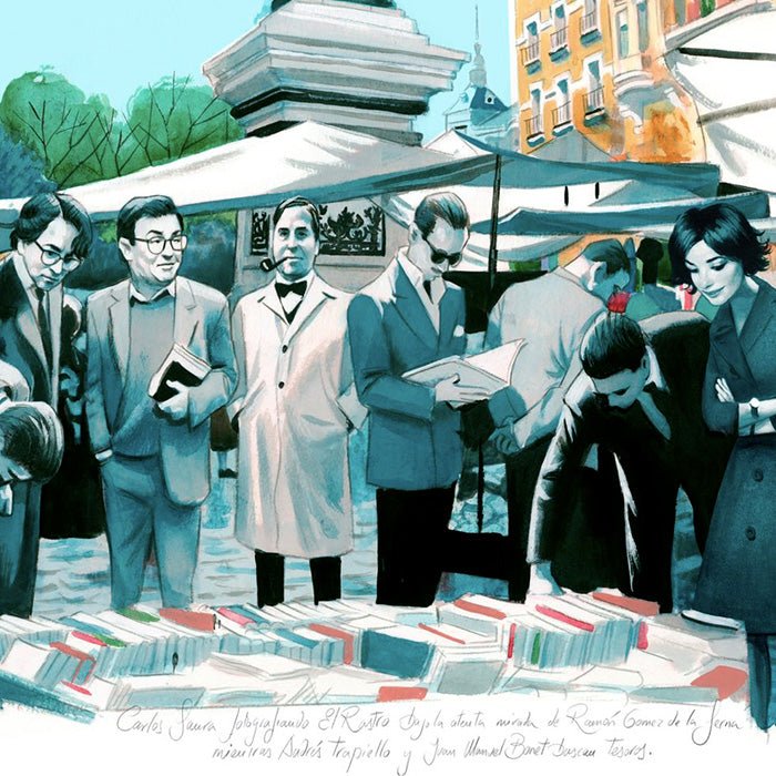Plaza de Cascorro El Rastro Impresión Giclée