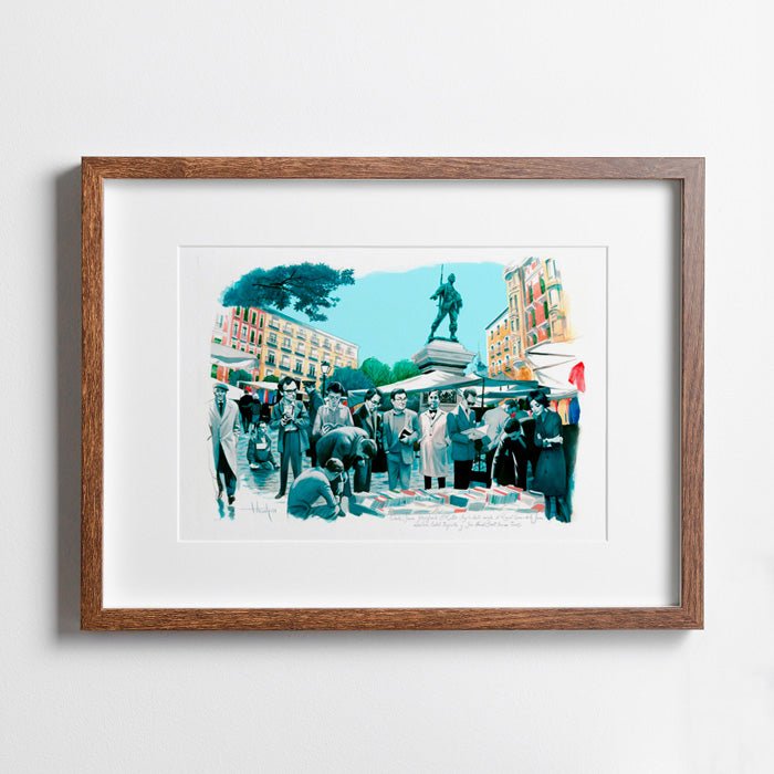 Plaza de Cascorro El Rastro Impresión Giclée