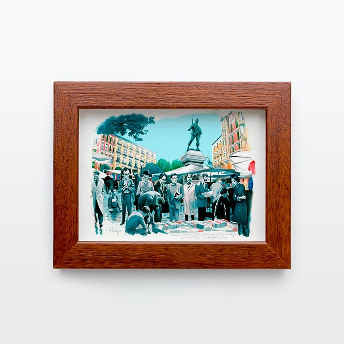 Plaza de Cascorro El Rastro Impresión Giclée
