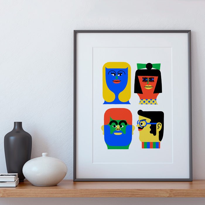 Characters Impresión Giclée A3
