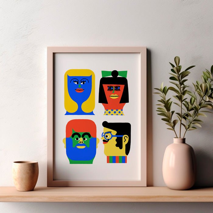 Characters Impresión Giclée A4