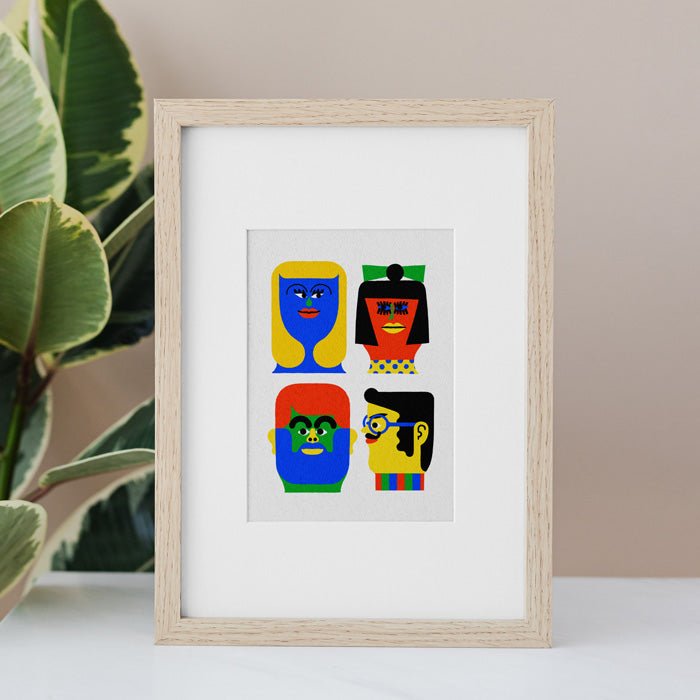 Characters Impresión Giclée A5