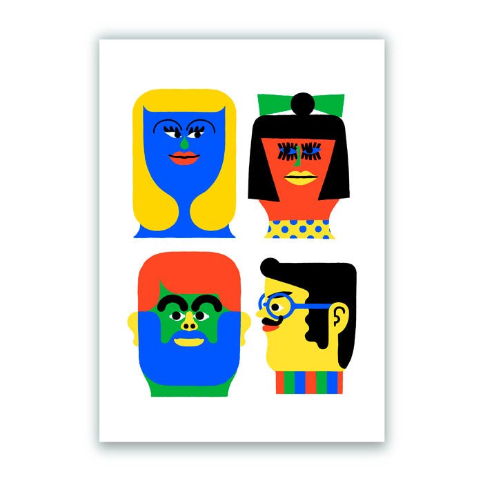 Characters Impresión Giclée A5