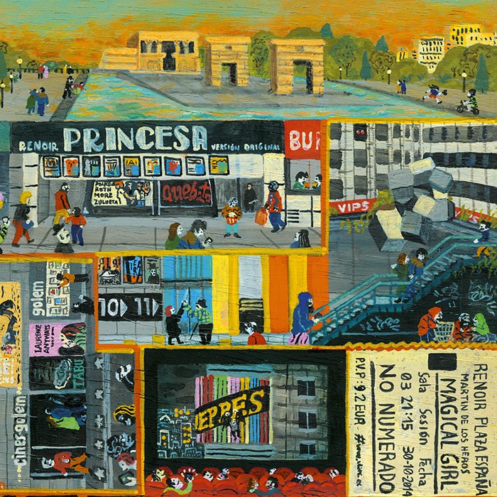 Cines Plaza de España Impresión Giclée