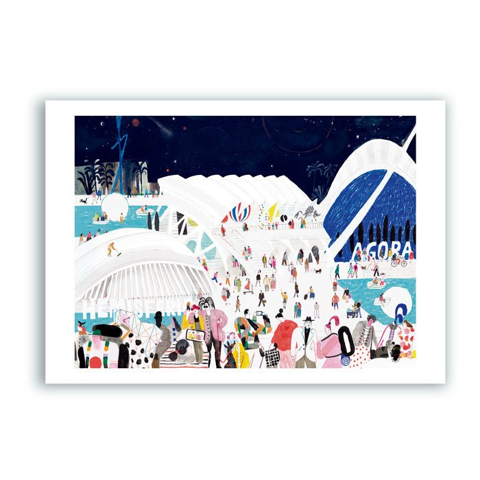 Ciutat de les Arts i les Ciències Giclée print