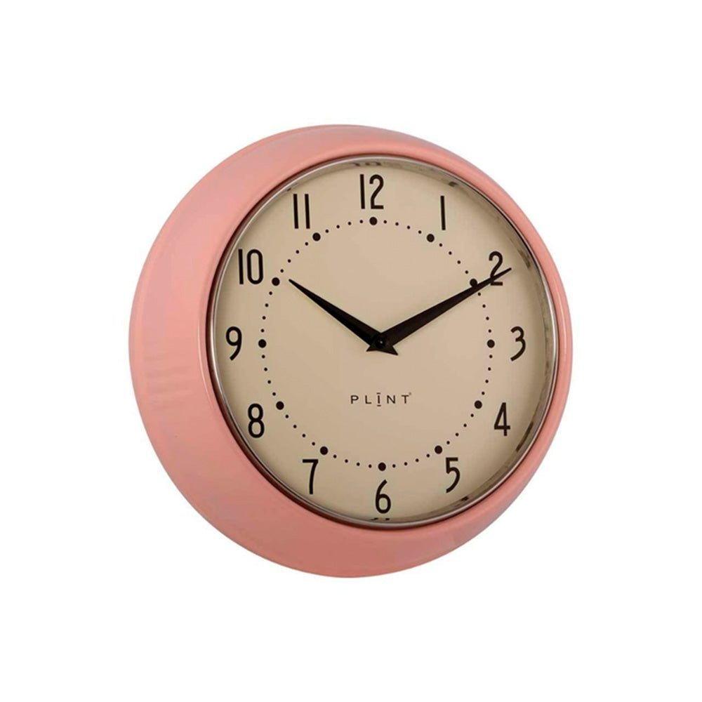 Reloj de Pared Retro Rosa