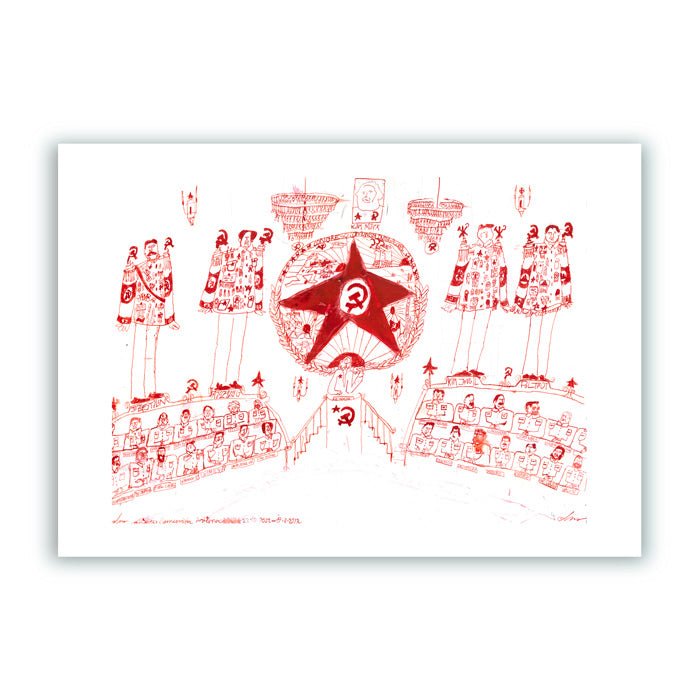 Congreso Comunista Internacional Impresión Giclée A3
