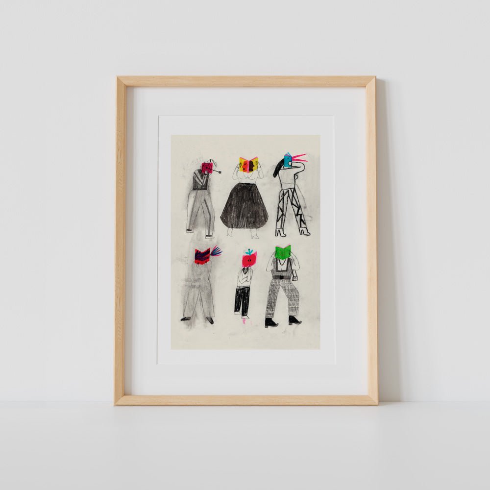 Cool Books Club 1 Giclée Print