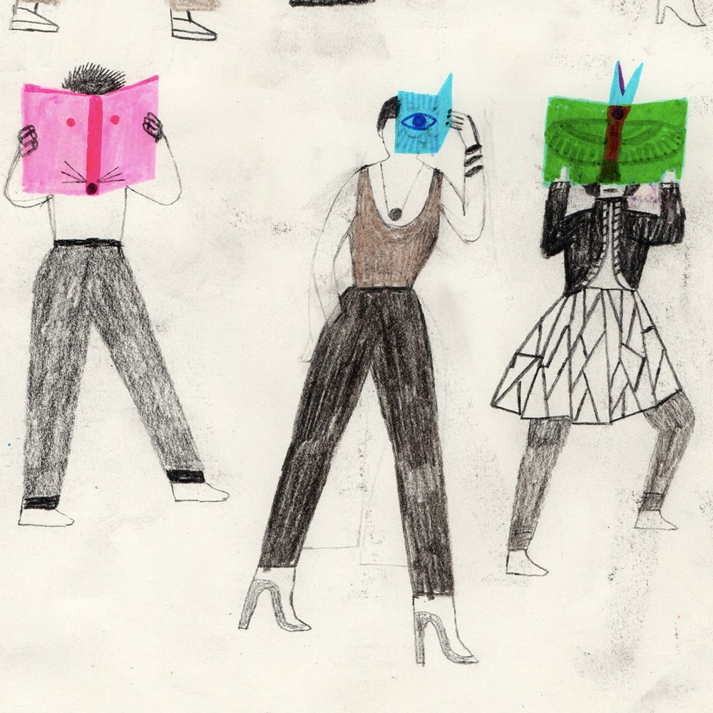 Cool Books Club 2 Giclée Print