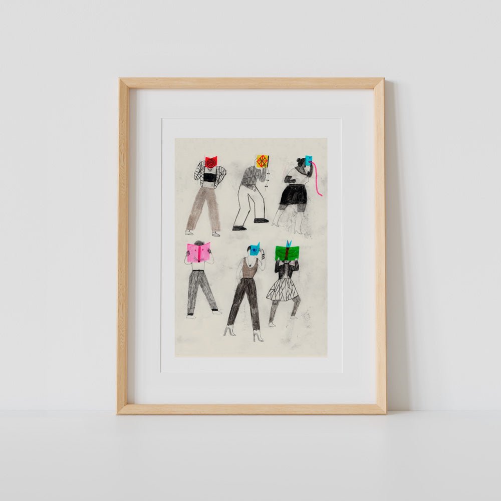 Cool Books Club 2 Giclée Print