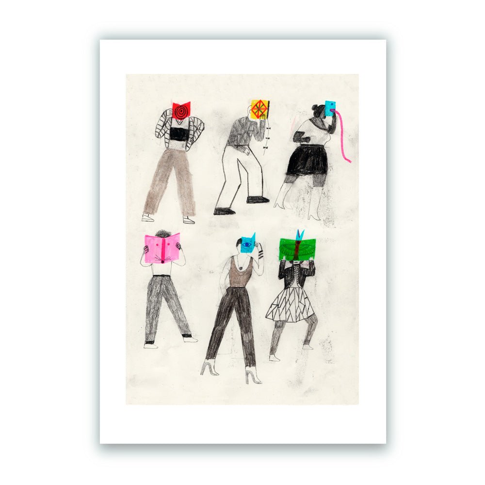Cool Books Club 2 Giclée Print