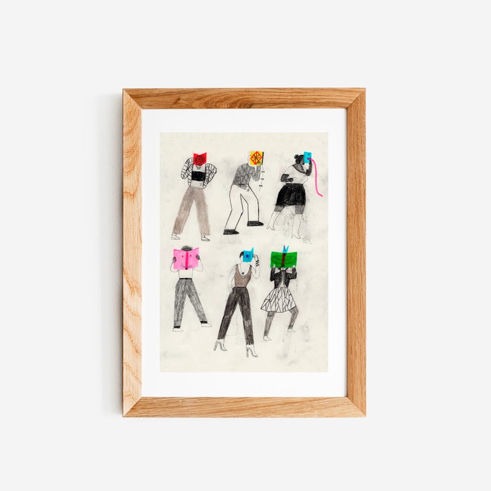 Cool Books Club 2 Giclée Print