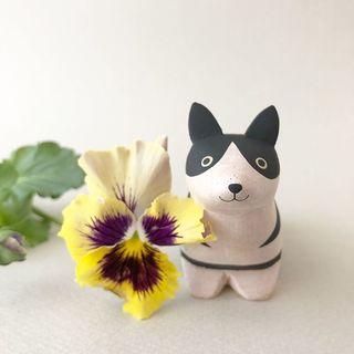Pole Pole Wooden Animal Corgi