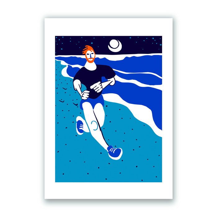 Corredor Nocturno Impresión Giclée