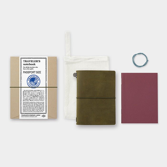 TRAVELER’S notebook - Tamaño Pasaporte Oliva