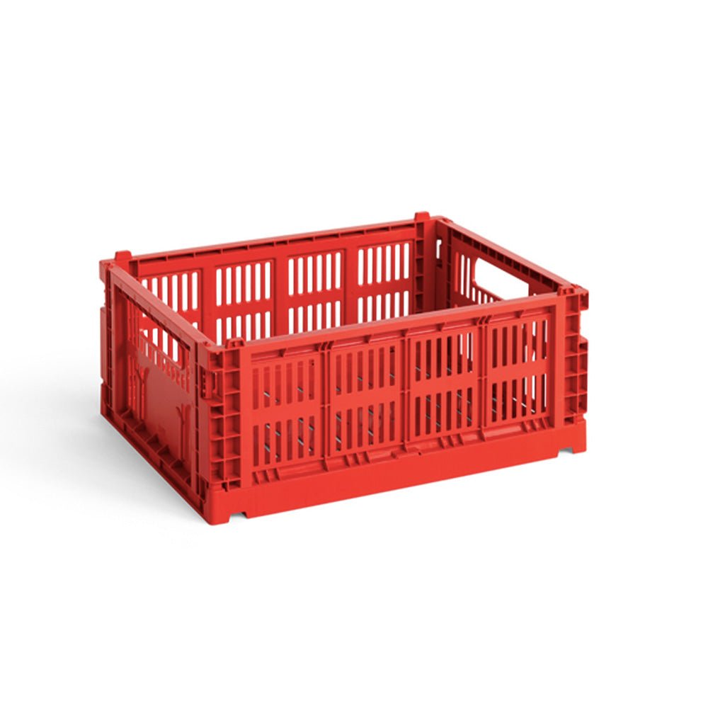Caja Plegable Color Crate M Rojo