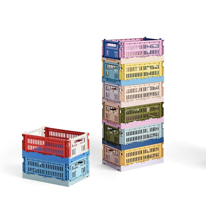 Caja Plegable Color Crate Mix S Rosa Polvo