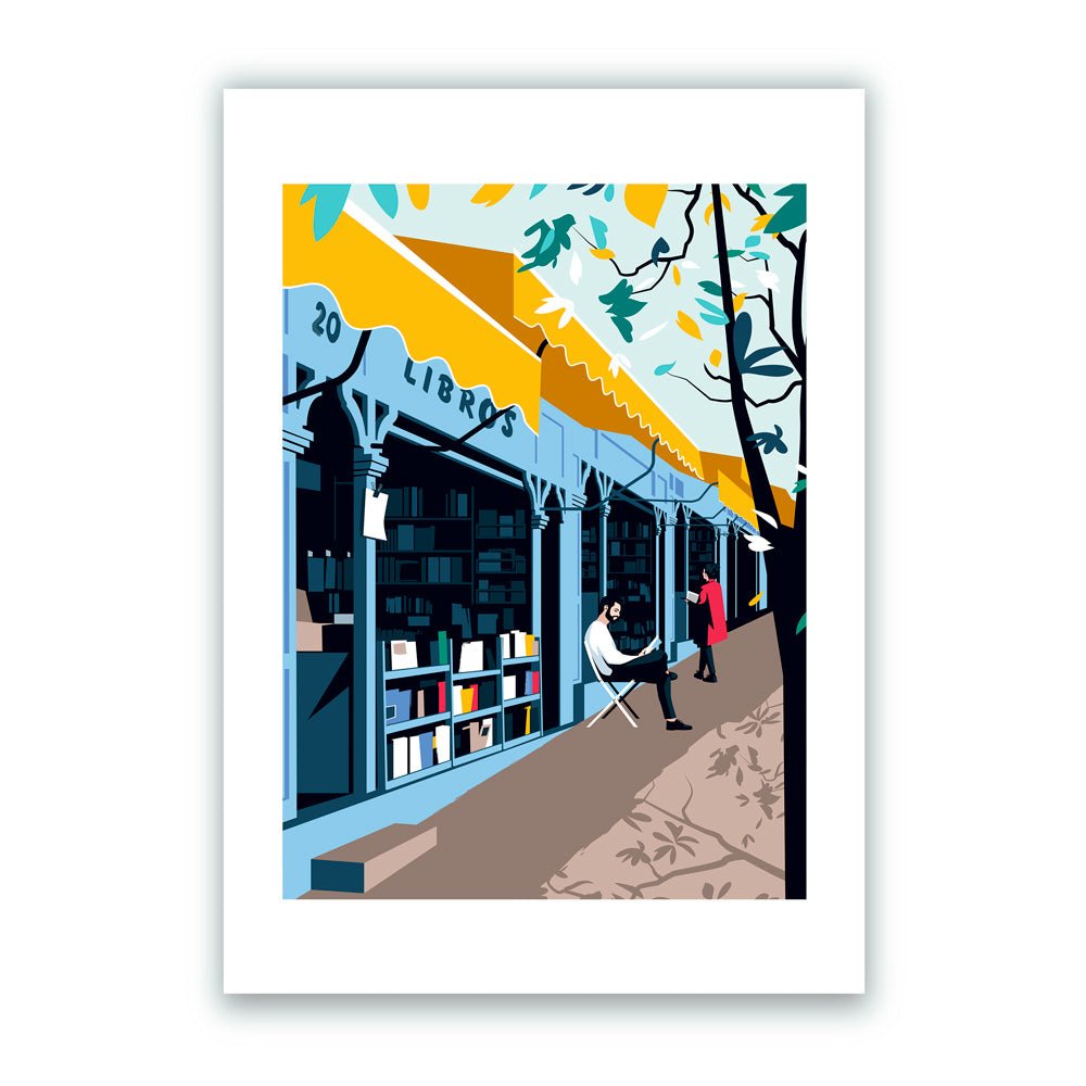 Cuesta de Moyano Impresión Giclée