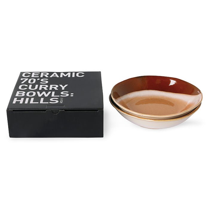 70s Ceramics: Curry Bowl - Hills