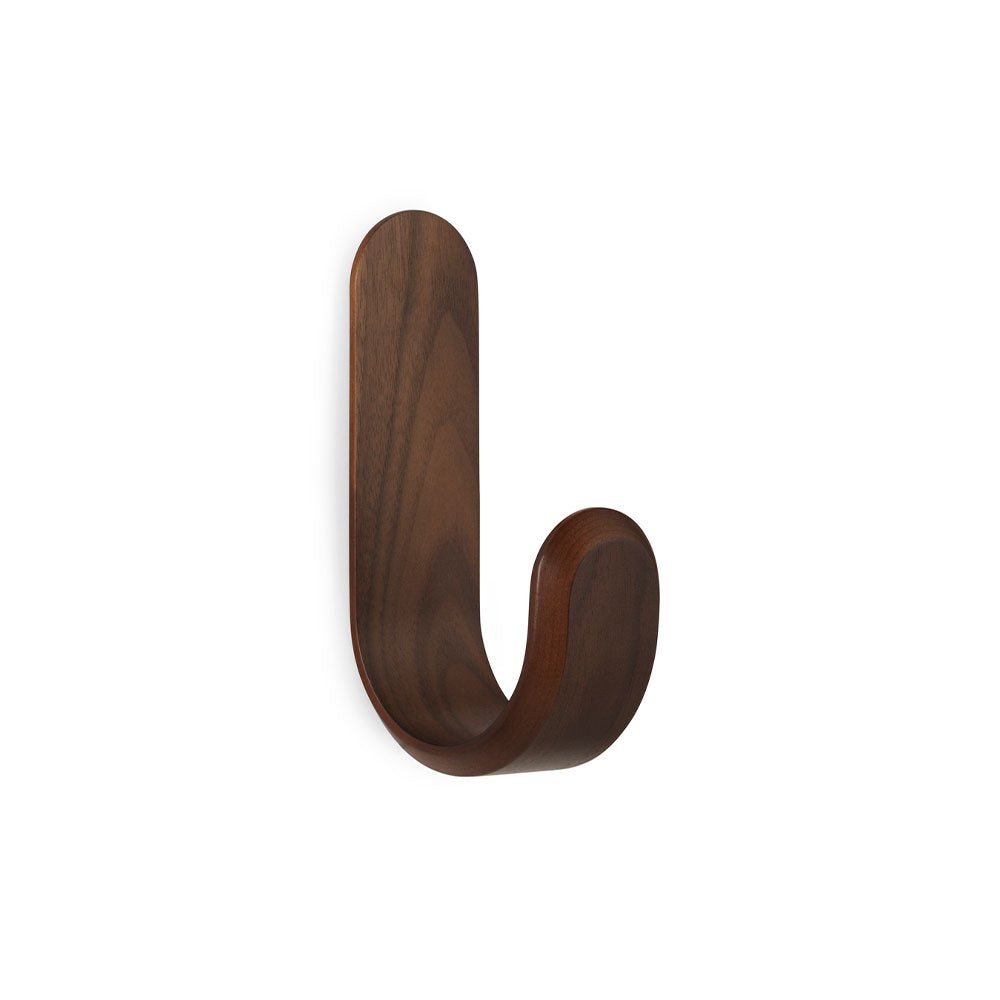 Curve Hook Walnut